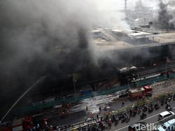 Simpati dan Solusi dari 3 Cagub DKI untuk Kebakaran Pasar Senen