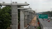 Penampakan Terkini LRT Bekasi-Cawang