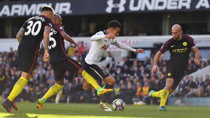 Duel Panas City vs Spurs di Etihad