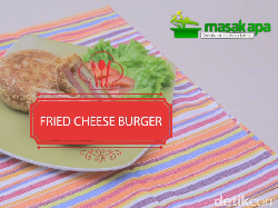 Resep Fried Cheese Burger