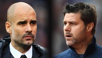 Musim 2016/2017 menjadi debut Pep Guardiola melatih di Inggris. Ia membawa Manchester City finis ketiga dengan 78 poin, kalah 8 poin dari Mauricio Pochettino yang membawa Tottenham Hotspur finis kedua. Foto: Getty Images