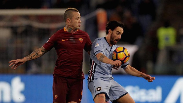 Libas Sampdoria 4-0, Roma ke Perempatfinal