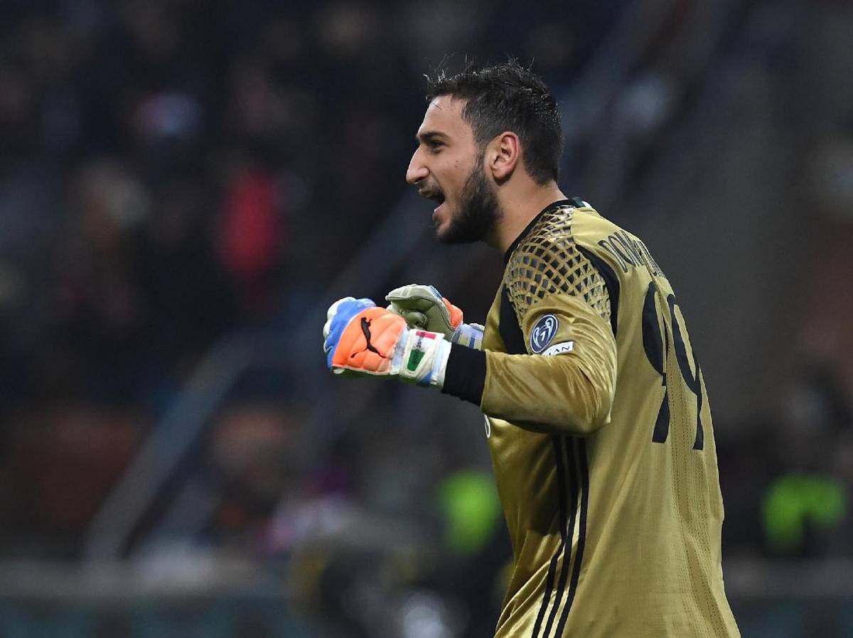 Kiper AC Milan, Gianluigi Donnarumma. (Foto: Valerio Pennicino/Getty Images)
