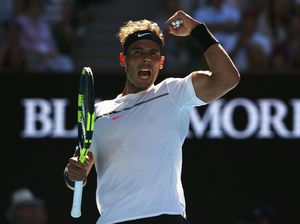 Tarung Lima Set dengan Petenis Remaja, Nadal Lolos ke 16 Besar