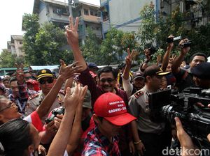 Djarot Blusukan ke Rusun Bumi Cengkareng Indah