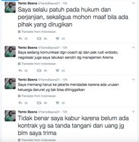 Terkait Arema, Ini Penjelasan Yanto Basna