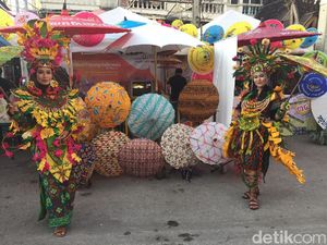 Keseruan Paviliun Indonesia di Festival Payung Thailand
