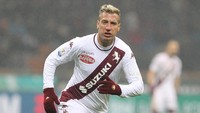 Maxi Lopez bermain untuk Gremio pada 2009. Dia datang dengan status pemain pinjaman dari FC Moscow. Sebelumnya dia bermain untuk River Plate dan Barcelona. (Marco Luzzani/Getty Images)