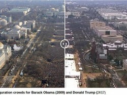 Massa Pelantikan Trump dan Obama Dibandingkan, Gedung Putih Sewot