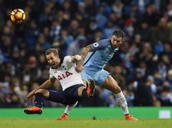 Buang Keunggulan Dua Gol, City Diimbangi Spurs