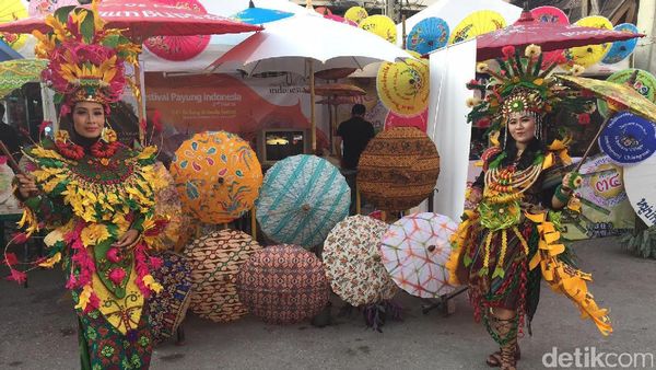 Mengintip Paviliun Indonesia di Festival Payung Thailand