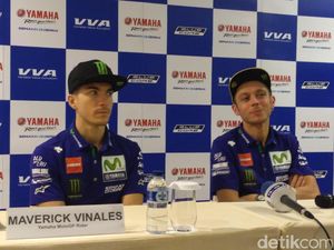 Valentino Rossi dan Maverick Vinales Ada di Jakarta