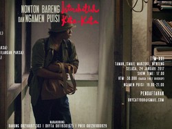 Yuk, Nobar Film tentang Penyair Wiji Thukul Sambil Ngamen Puisi!