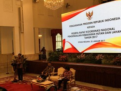 Jokowi Berharap Kebakaran Hutan dan Lahan di 2017 Menurun Drastis