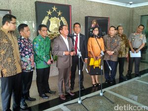 Sambangi Mabes Polri, Komisi II DPR Bahas Pengamanan Pilkada
