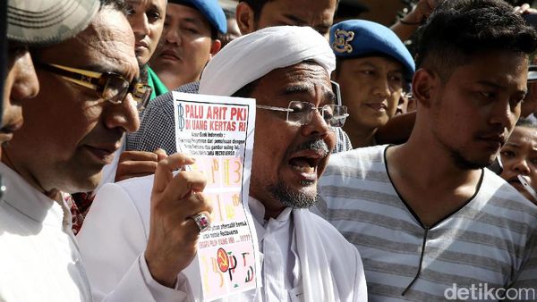 Diperiksa 4 Jam, Habib Rizieq Dicecar 23 Pertanyaan