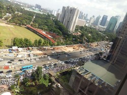 Mengular, ini Penampakan Long March Massa FPI di Sudirman