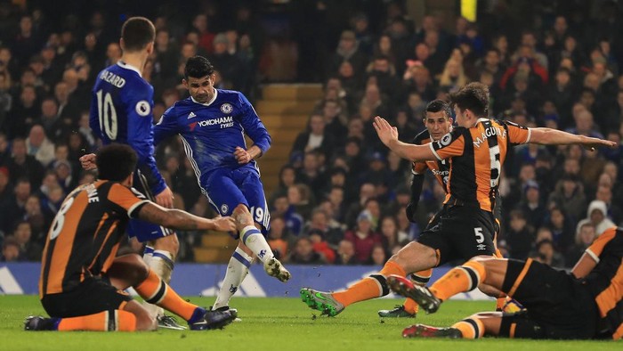 Diego Costa Bawa Chelsea Ungguli Hull City
