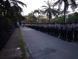 Polisi: Pengamanan di Sidang Ahok Ada Sedikit Perubahan