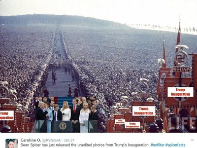 Ngotot Massa Pelantikan Trump Terbesar, Pejabat Ini Jadi Bahan Meme