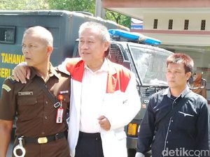 Ini Wujud Sepatu Deddy Sugarda yang Dilempar ke Jaksa Taufik