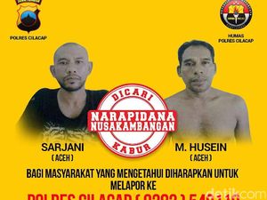Pencarian 2 Napi Nusakambangan yang Kabur Terhambat Faktor Alam Pencarian 2 Napi Nusakambangan yang Kabur Terhambat Faktor Alam