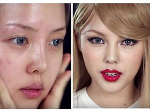 Foto: Membandingkan Wajah Beauty Vlogger Saat Pakai dan Tidak Pakai Makeup