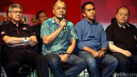Manajer Madura United Haruna Soemitro hadir dalam pengundian Piala Presiden 2017.
