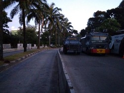 Situasi Pengamanan di Sidang Ketujuh Ahok