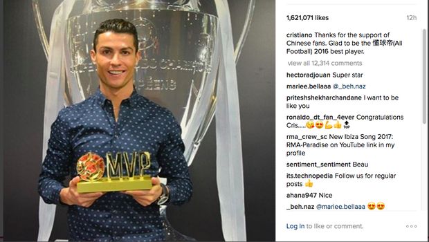 Cristiano Ronaldo Pamer Piala Baru