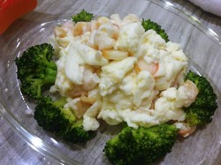 Bersiap Sambut Imlek dengan Nasi Ketan dan Brokoli Seafood