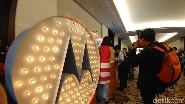 Suasana Peluncuran Moto Z di Indonesia