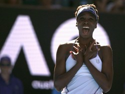Puasnya Venus Usai Tundukkan Vandeweghe yang Sedang Onfire