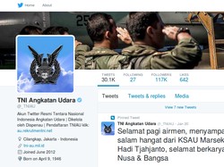 Sosok di Balik Akun Twitter Gaul TNI AU yang Masih Misterius