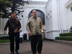 Gaya Antasari Rahasiakan Hasil Pertemuannya dengan Jokowi
