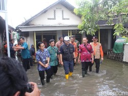 Lima Desa di Sidoarjo Terendam Banjir Setinggi 20-40 Cm