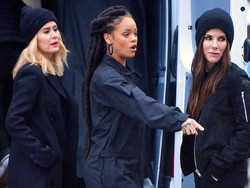 Intip Sandra Bullock, Rihanna dan Sarah Paulson Syuting Oceans Eight