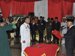 Lantik Pejabat Walkot Pekanbaru, Gubernur Ingatkan Netralitas ASN