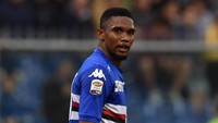 Samuel Etoo lahir pada 10 Maret 1981. Menurut penanggalan China, penyerang asal Kamerun ini bernaung di bawah shio Ayam dengan elemen logam (Valerio Pennicino/Getty Images)