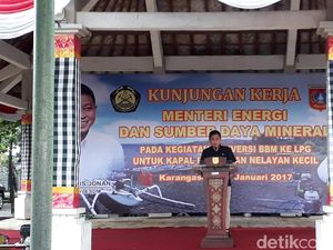 Ke Bali, Jonan Janjikan 1.120 Konverter Kit untuk Nelayan