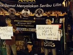 Mahasiswa di DIY Nyalakan Lilin Untuk Korban Diksar Mapala UII