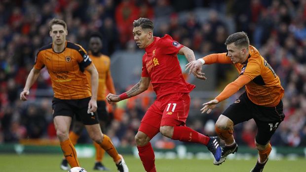 Liverpool Disingkirkan Wolverhampton di Babak Keempat
