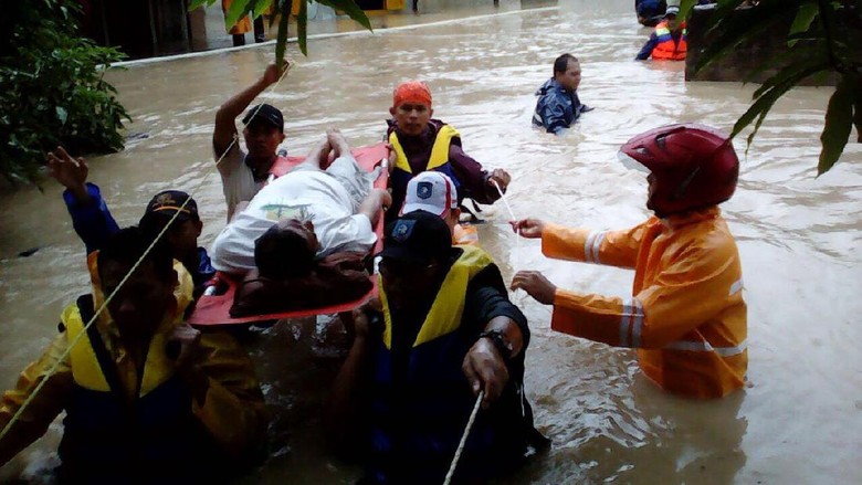 Hujan dan Pasang Laut di Bangka, 1.300 Warga Terdampak Banjir