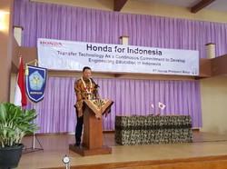Dukung Tenaga Kerja Siap Pakai, Honda Transfer Teknologi ke SMK