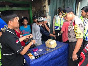 Razia Narkoba di Kampung Boncos Palmerah, Polisi Tangkap 7 Orang