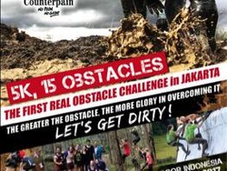 Counterpain Mud Warrior 2017! Ajang Lari Rintangan Pertama di Jakarta