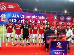 Pertarungan Bintang Sepak Bola di AIA Championship for Charity