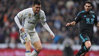 Mateo Kovacic mencetak gol pembuka Real Madrid dalam kemenangan 3-0 atas Real Sociedad (Denis Doyle/Getty Images)