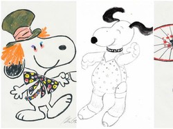 Sketsa Snoopy dan Belle Dibawa Tur Keliling Amerika