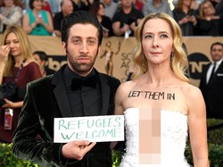 Selebriti Dunia Protes Kebijakan Imigrasi Trump di SAG Awards